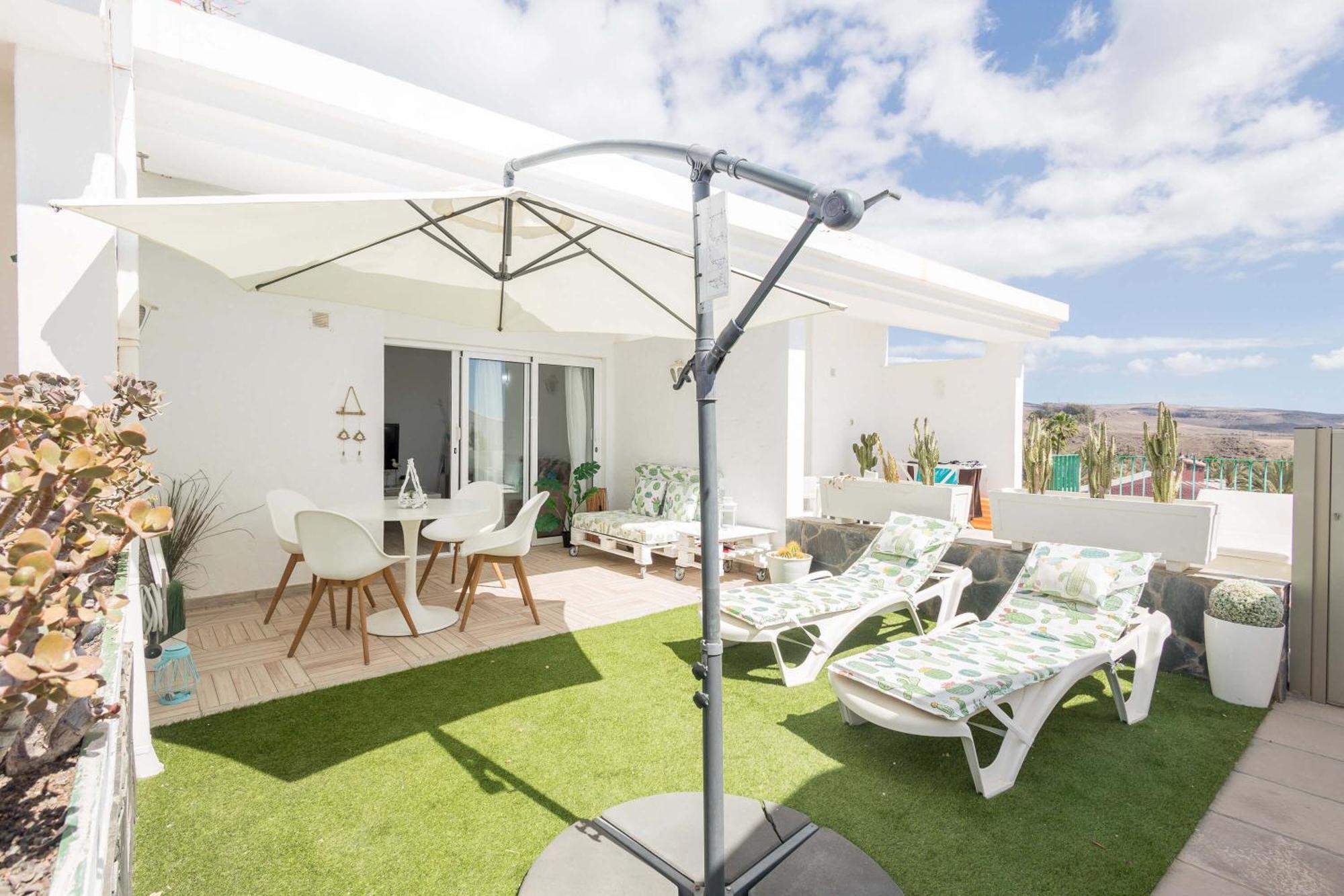 Playa Del Aguila Bungalow Con Terraza Solarium Μασπαλόμας Εξωτερικό φωτογραφία